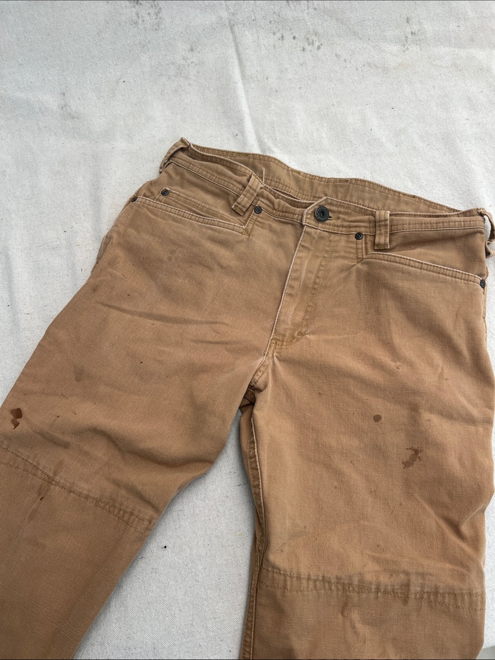 Thrive Tan Cargo Work Pants - Sturdy Utility Style